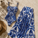 Bañador Azulejo Mediterráneo