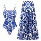 Bañador Azulejo Mediterráneo