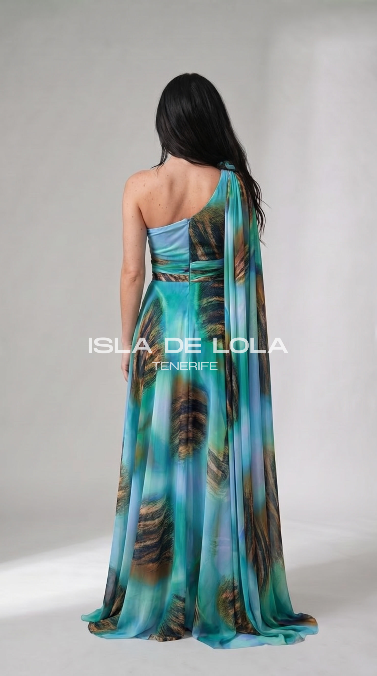Turquesa estampado