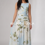 Azul Claro Floral