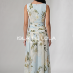 Azul Claro Floral