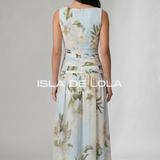 Azul Claro Floral