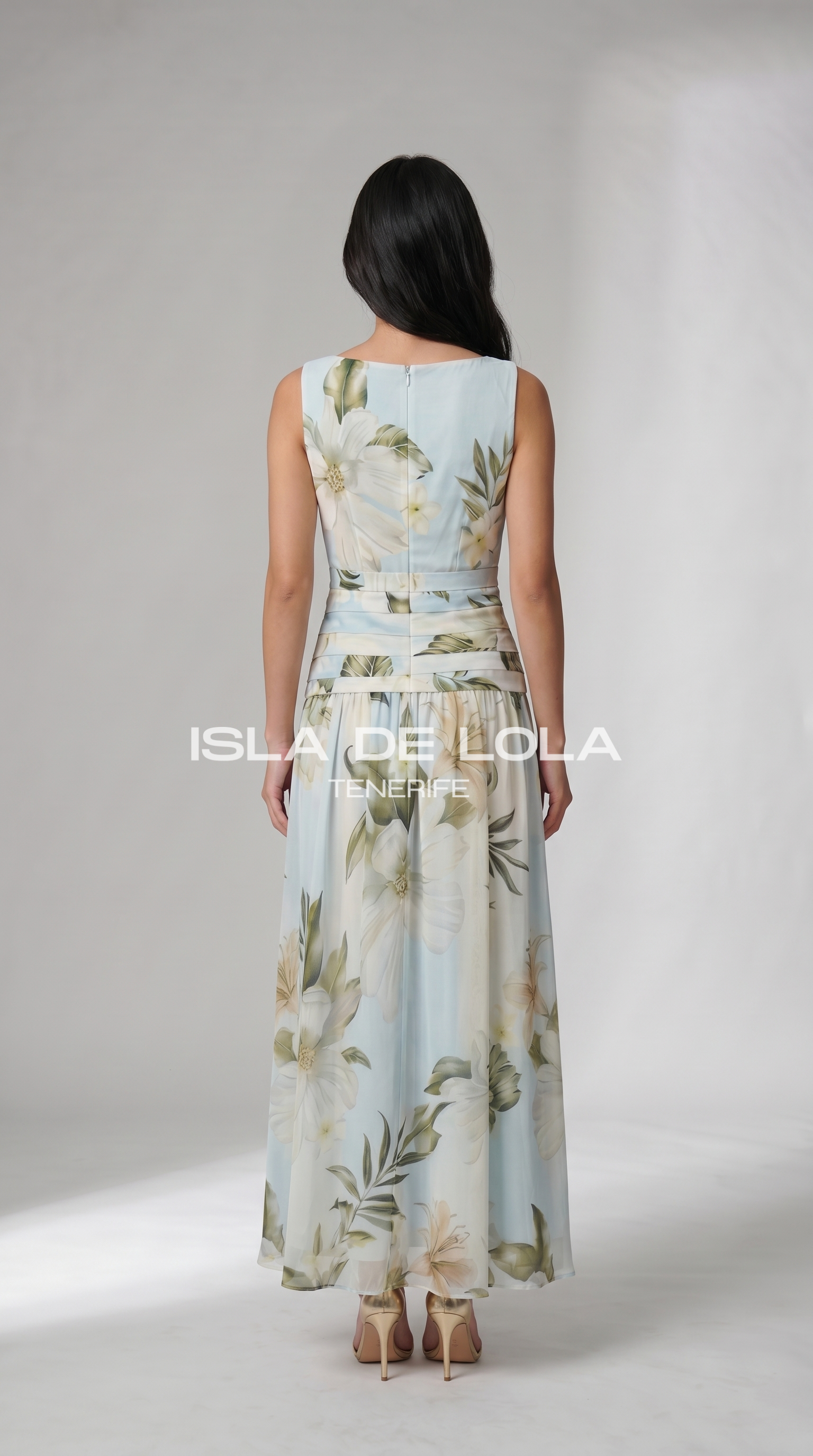 Azul Claro Floral