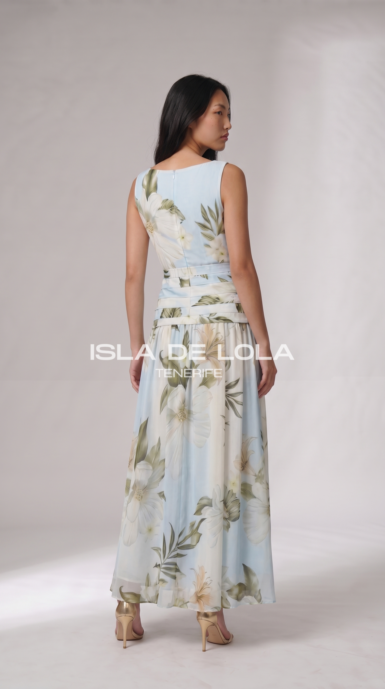 Azul Claro Floral