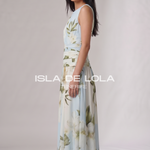 Azul Claro Floral