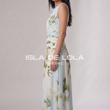 Azul Claro Floral