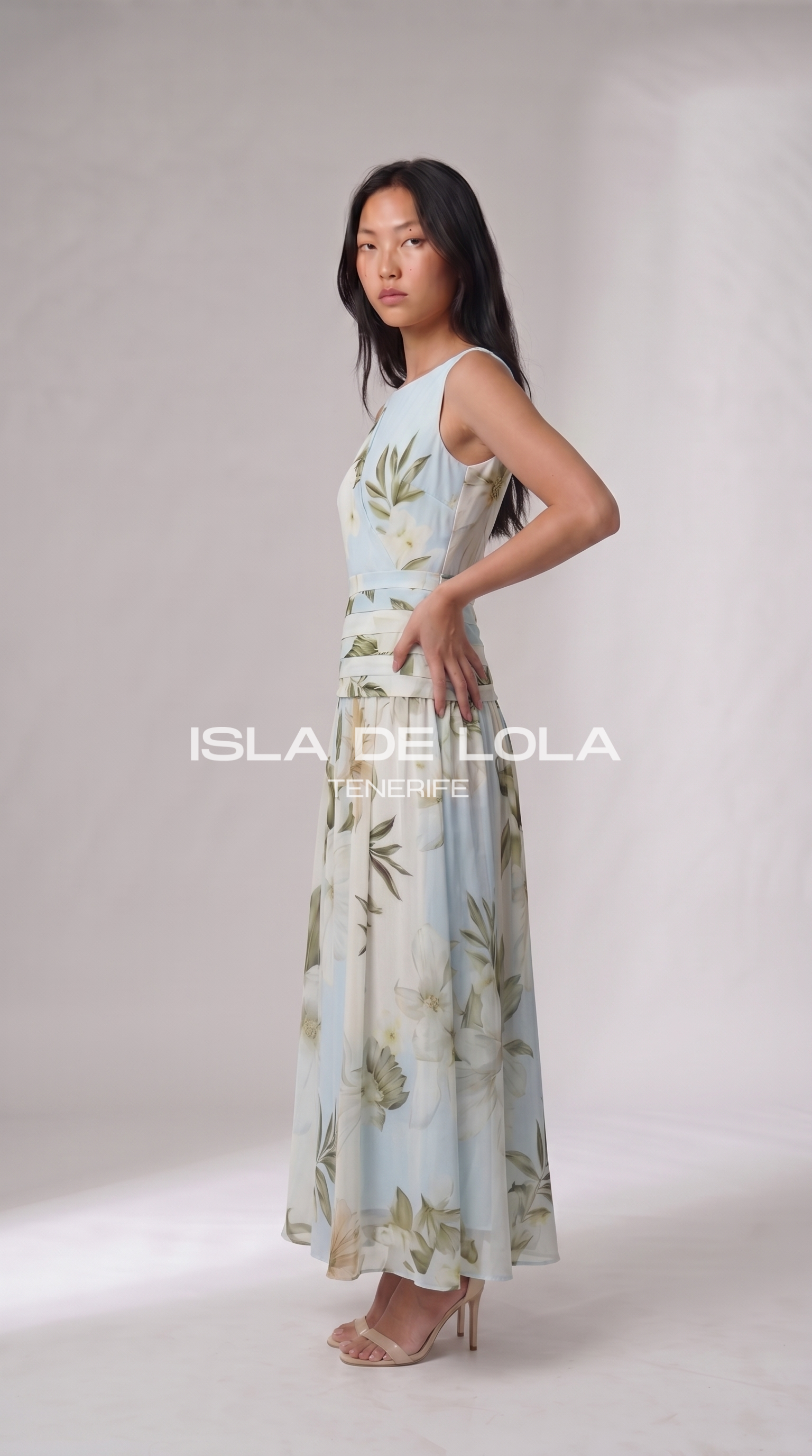 Azul Claro Floral